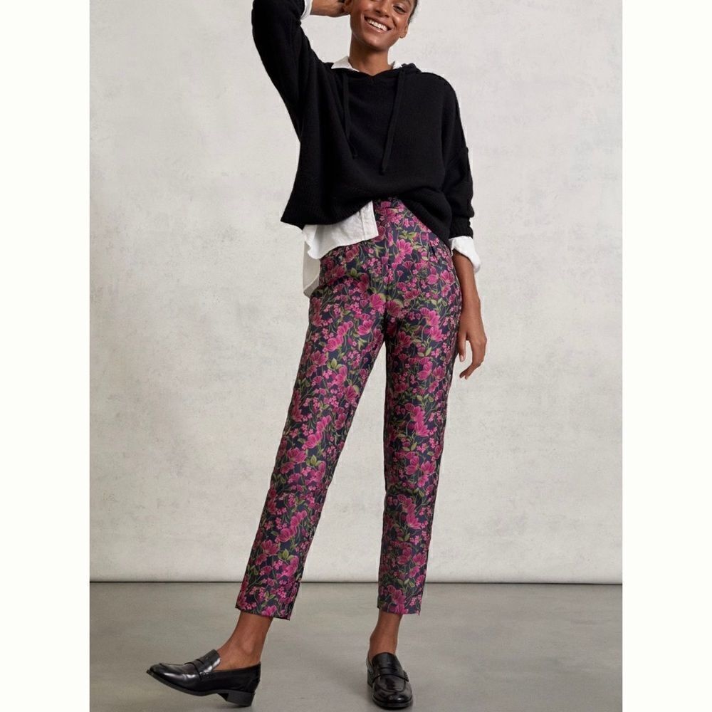 NWT Anthropologie Pants and Jumpsuits | Lilija Straight Jacquard Trousers